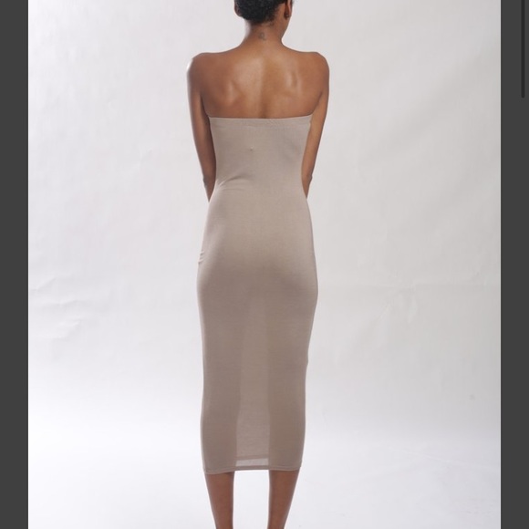 Basic Tube Dress 96% Rayon 4% Spandex No lining - Picture 3 of 3