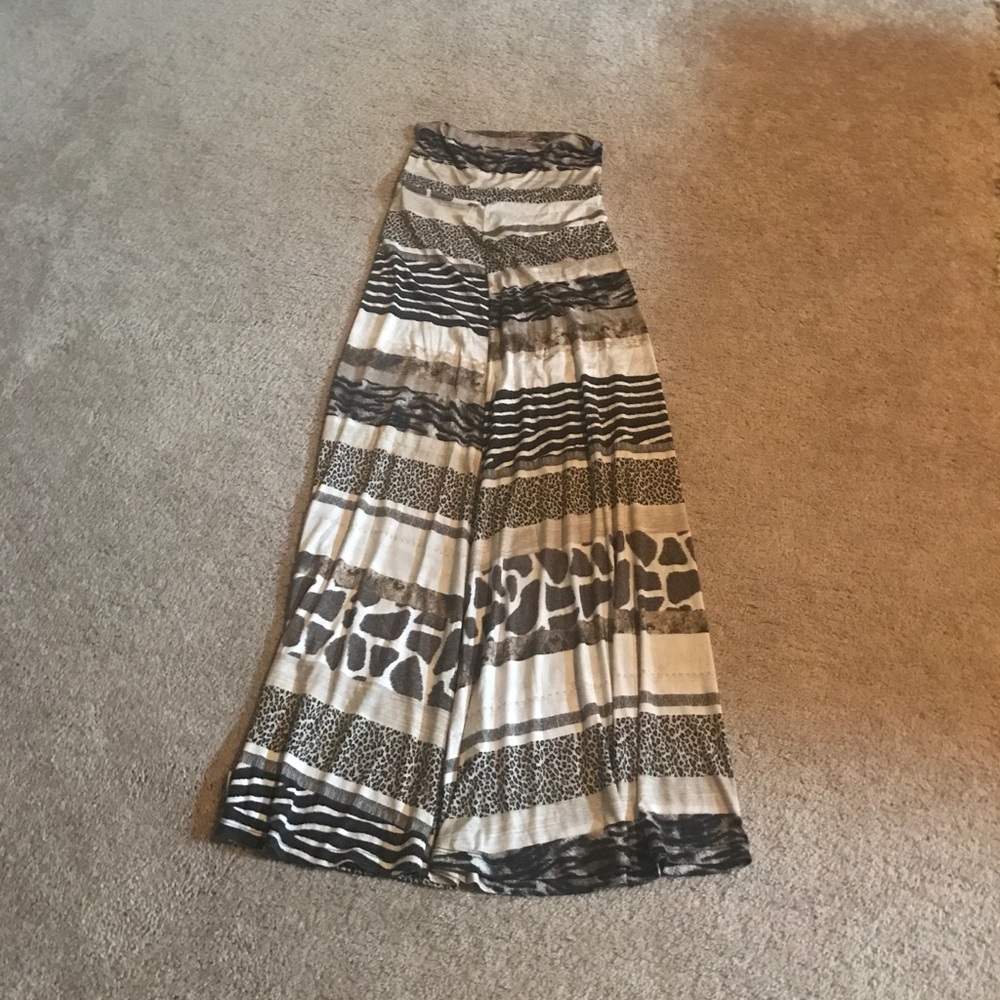 Animal print skirt
