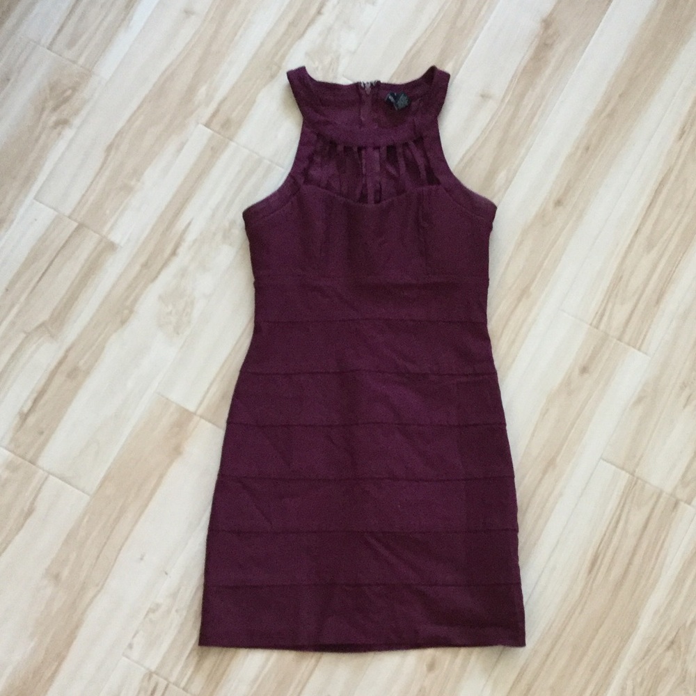 Maroon Windsor Party Dress