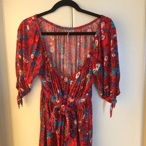Anthropologie floral top | Ric Rac sz M