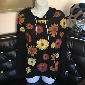 Pullover Sunflowers L