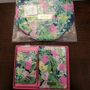 Lilly Pulitzer spill the juice travel accessories