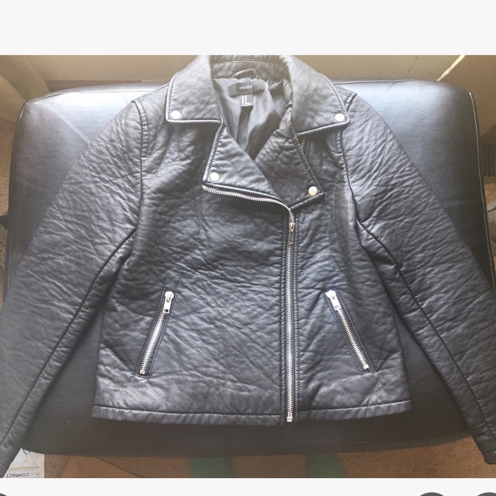 Faux Leather Moto jacket 💋 NWOT
