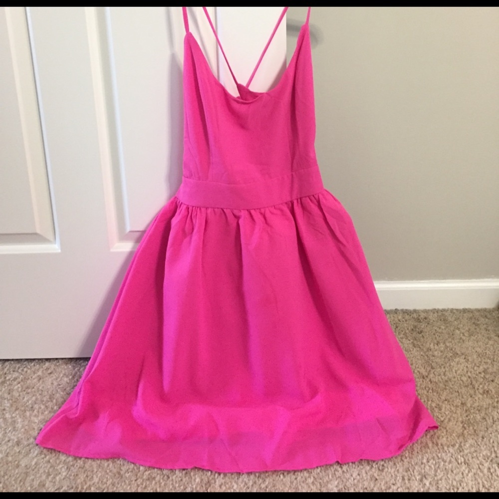 Open back dress!