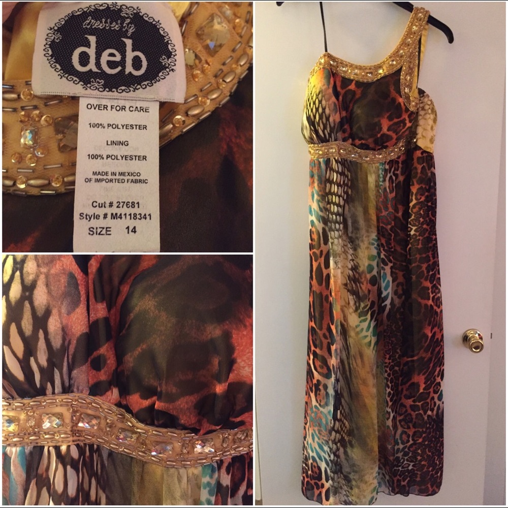 Deb - leopard dress