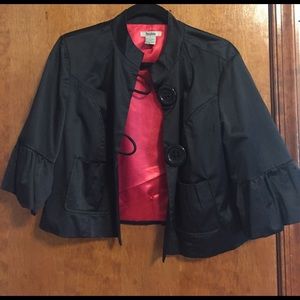 Black short jacket