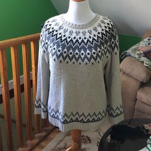Talbots Fair Isle sweater