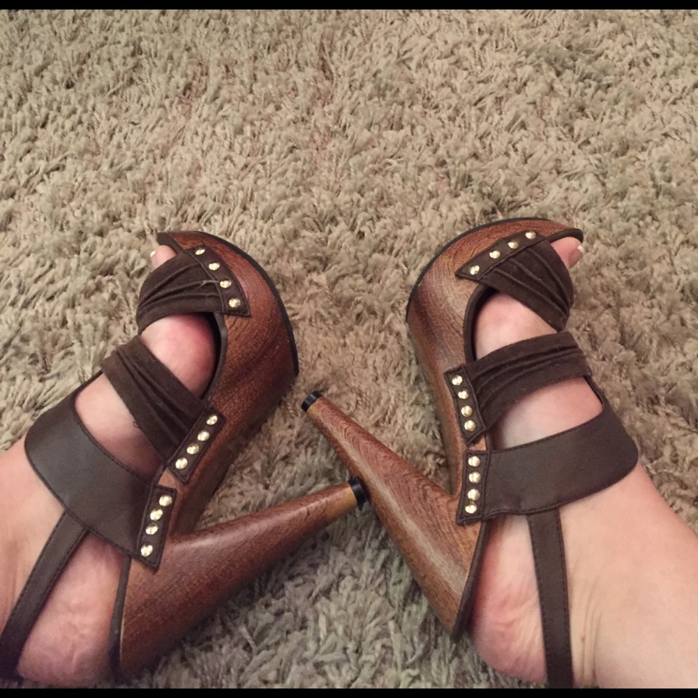 Brown heels
