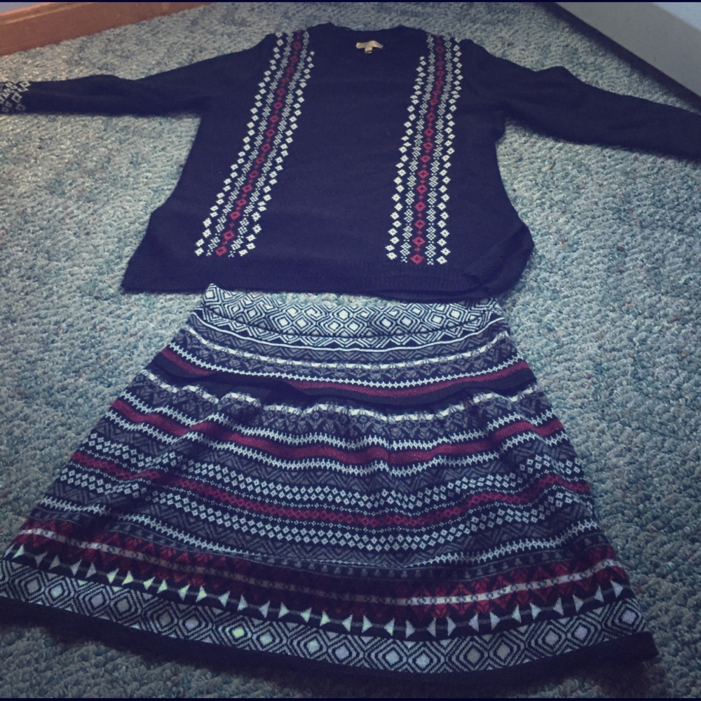 Top and skirt in great condition