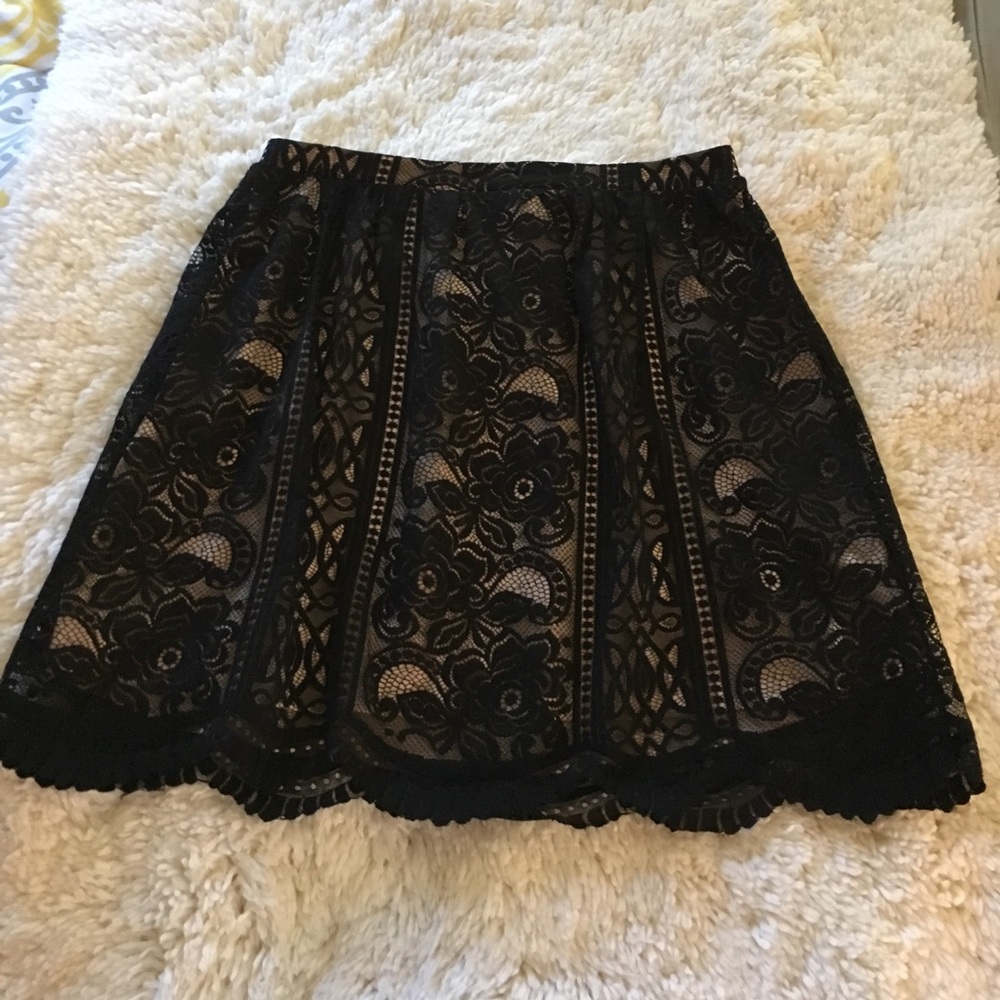 Black Lace Skirt NWOT