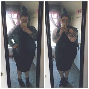 NWT Forever21 Black Bodycon Tank Dress Size 3X