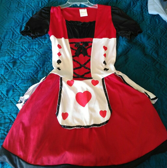 Queen of Hearts Costume Dress - Picture 1 of 2