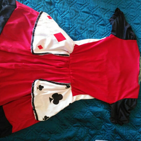 Queen of Hearts Costume Dress - Picture 2 of 2