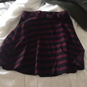 Sportsgirl high waisted striped skirt