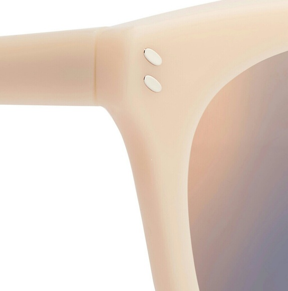 Peach Square frame Acetate Sunglasses - Picture 2 of 3