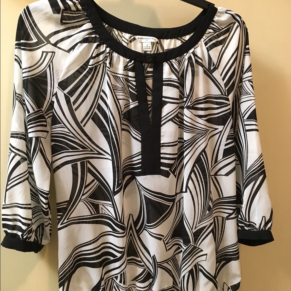 Banana Republic blouse - see through