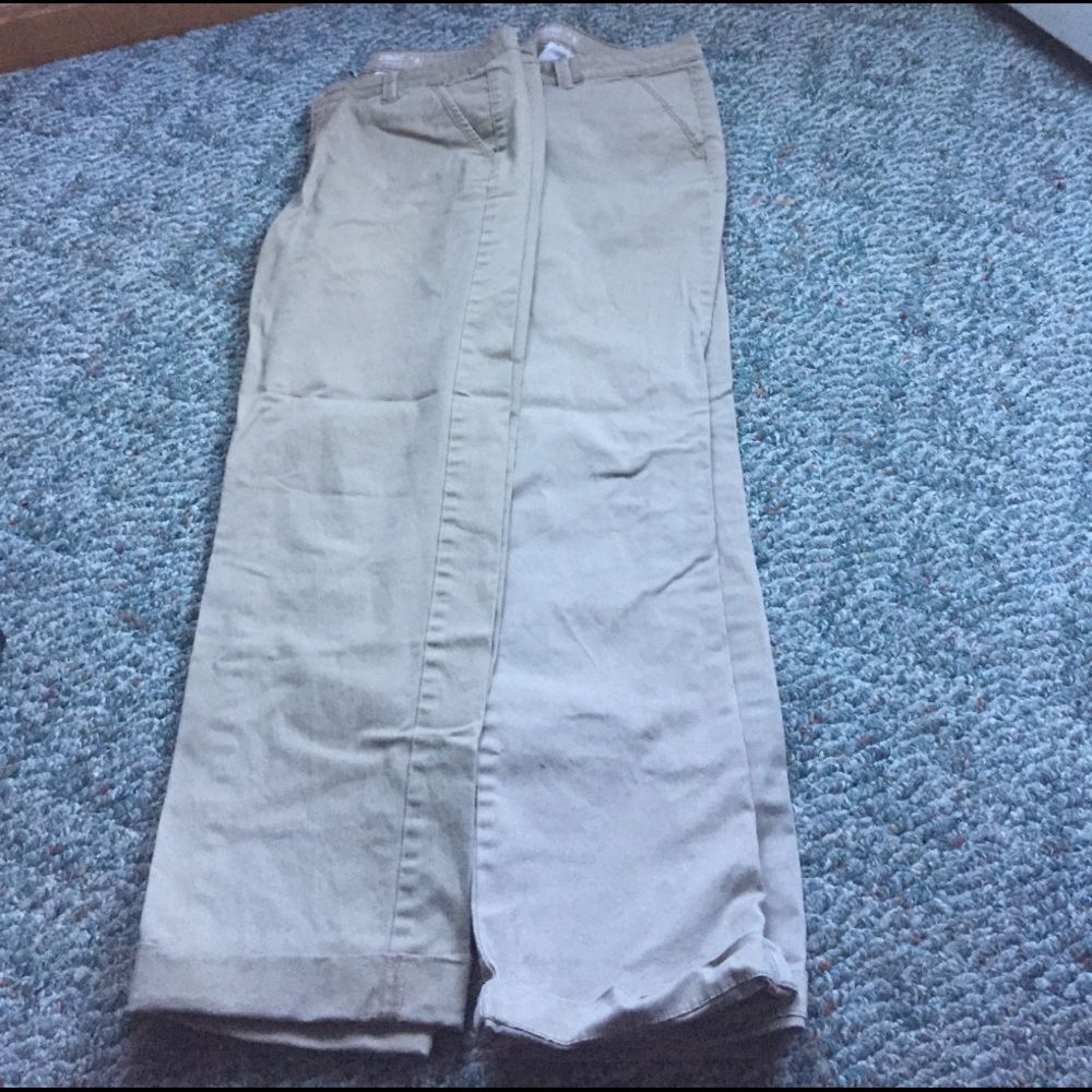 Two pairs of Khaki pants