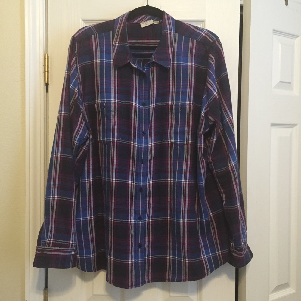 St. John's Bay Flannel Shirt--3x