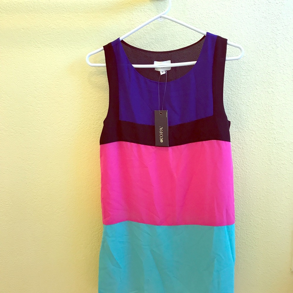 Women's Color-block "Mod" dress