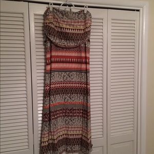 Athleta tribal print maxi skirt
