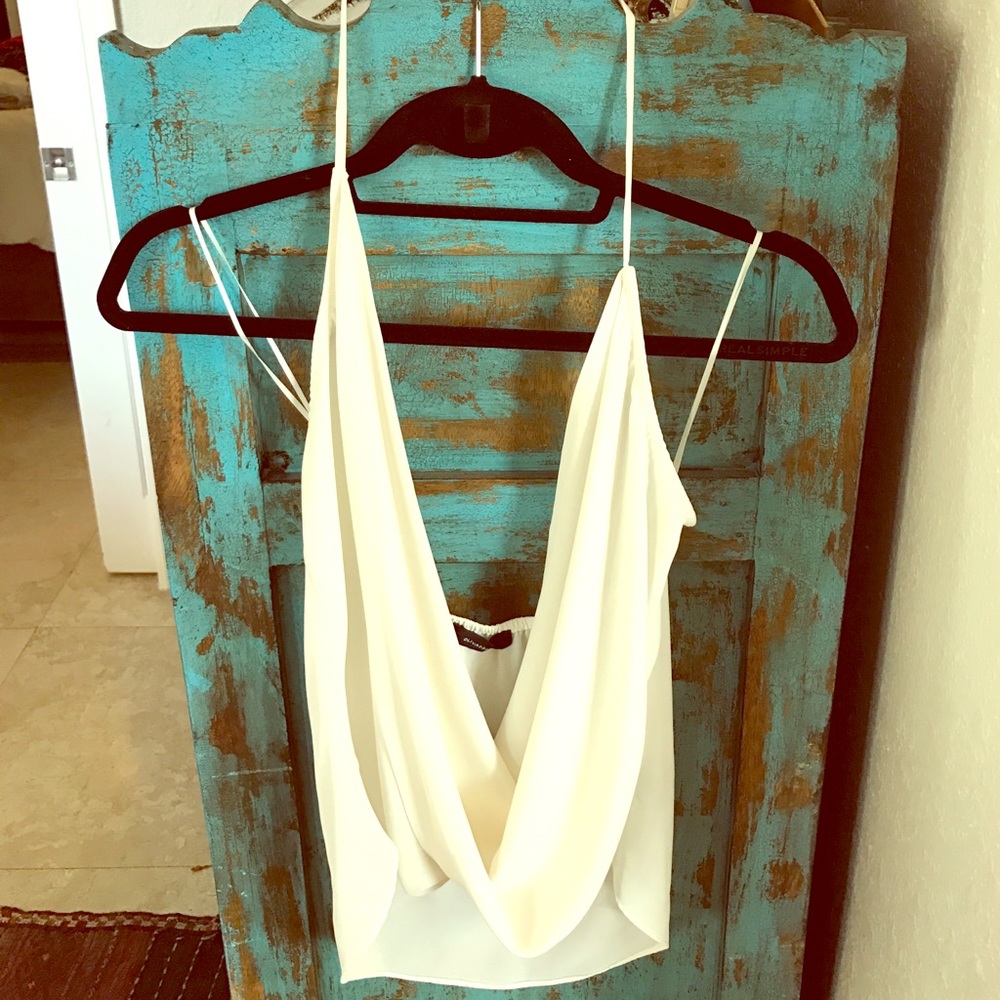 White Strap Blouse