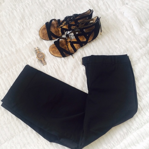 Talbots | Petite Black Stretch Capris - Picture 4 of 7