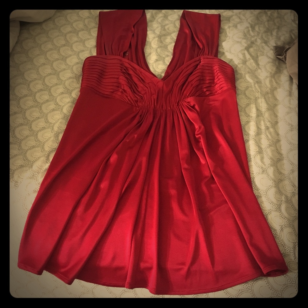 Red BCBG top