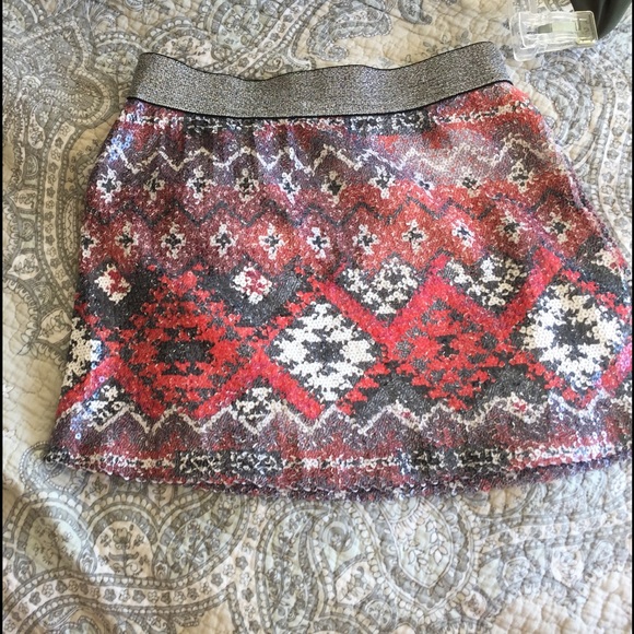 Sequin Patterned Skirt - Picture 2 of 3