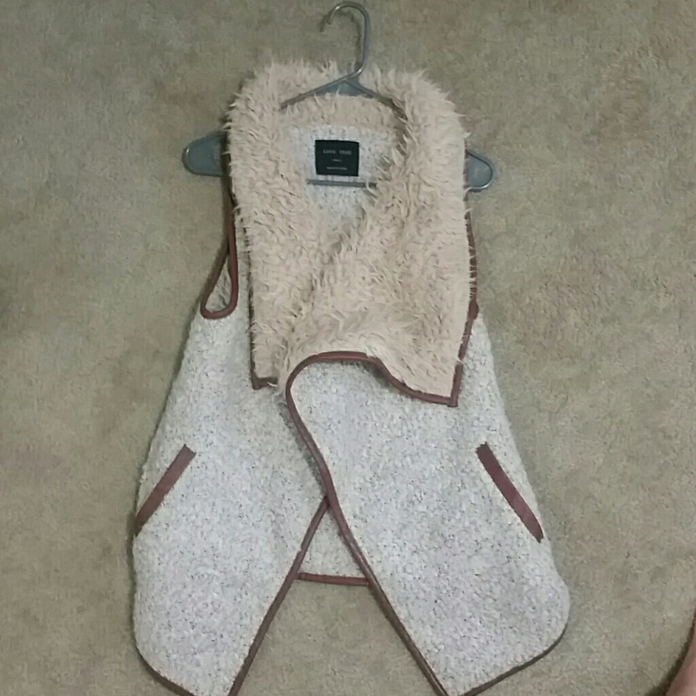Faux fur vest