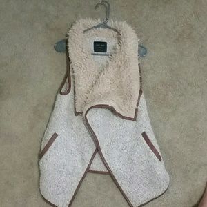 Faux fur vest