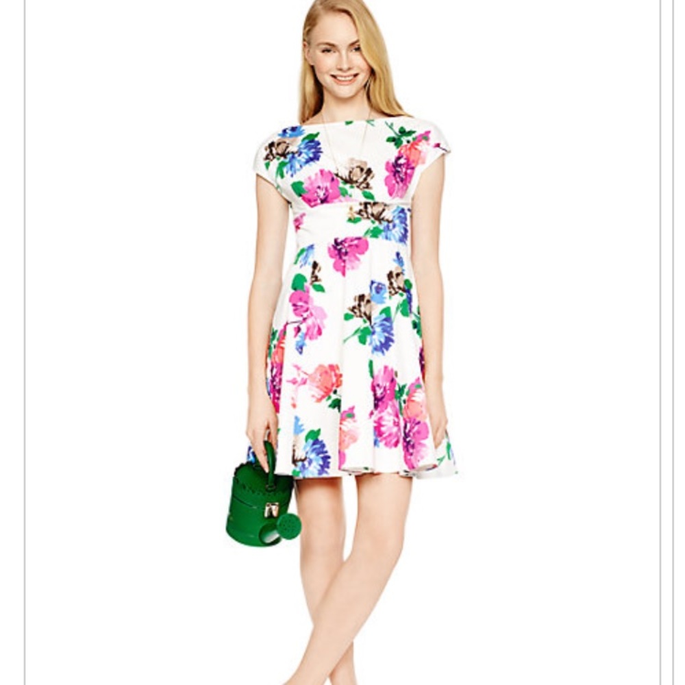 Kate spade blooms fit and flare dress
