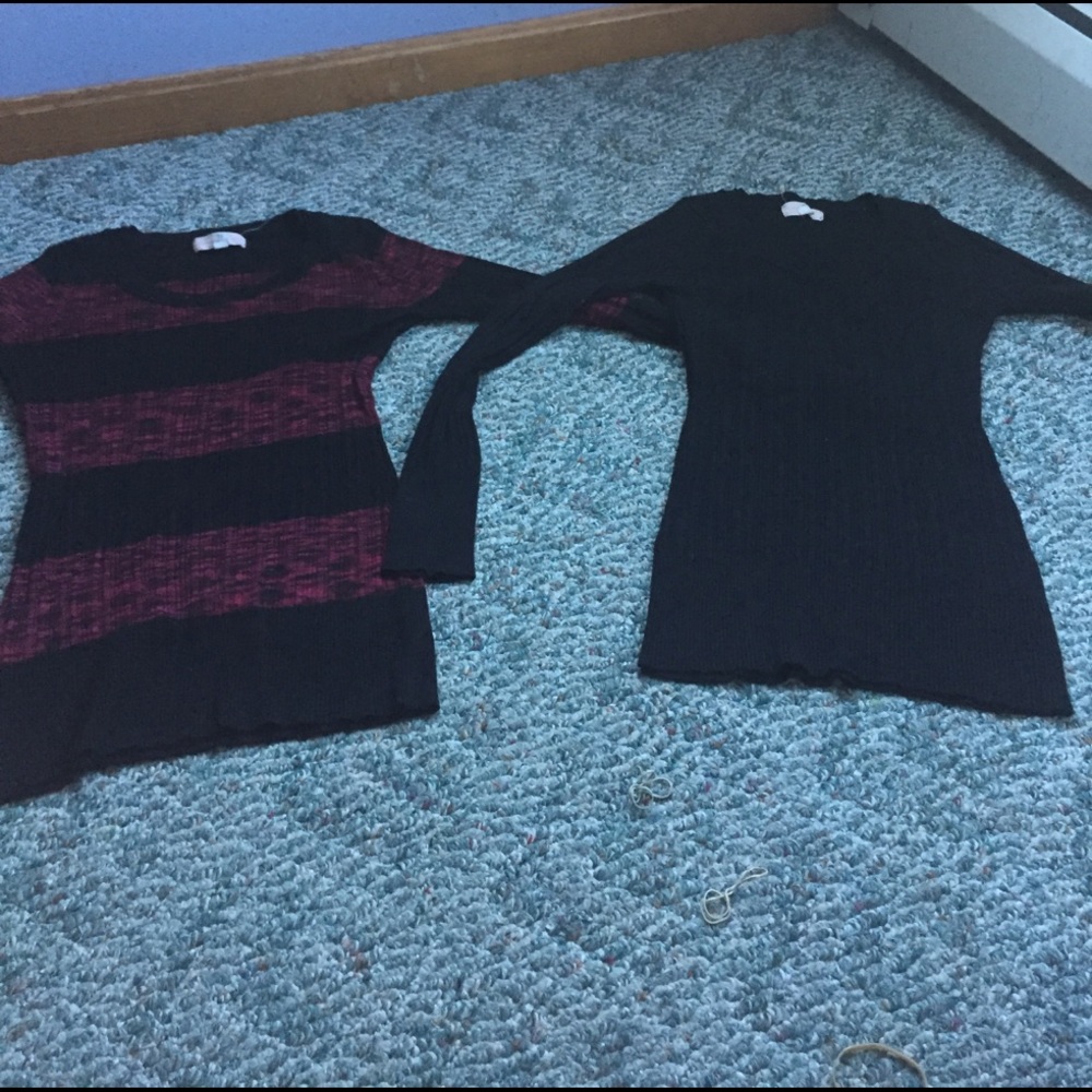 Long sleeve crew cut shirts