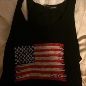 Brandy Melville American Flag Tank