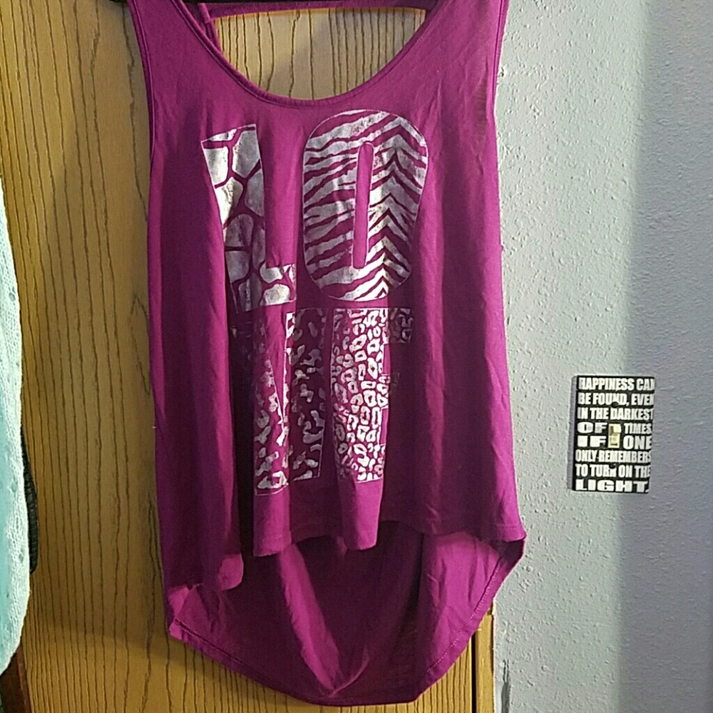 Purple tank top