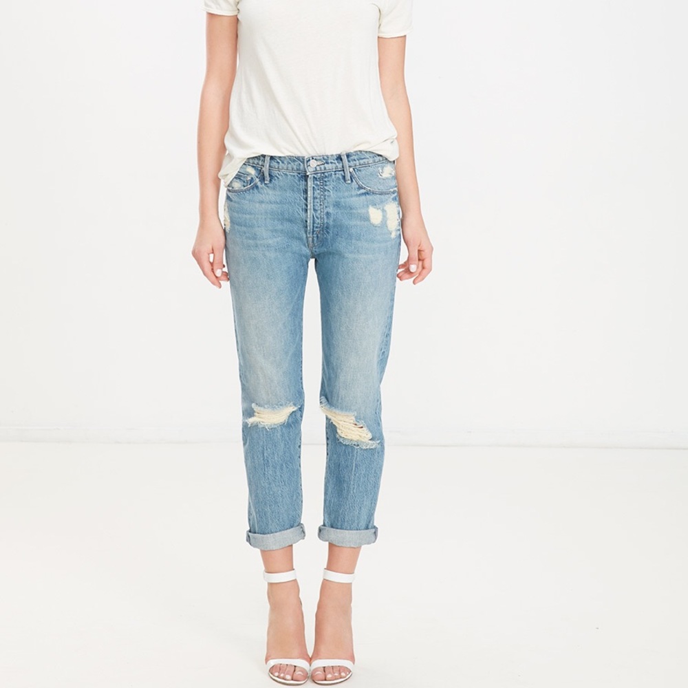 Mother Denim Vagabond boyfriend jeans
