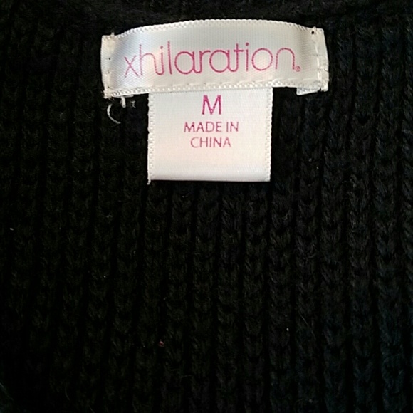 Comfy-cute Black Sweater Dress - Picture 3 of 6