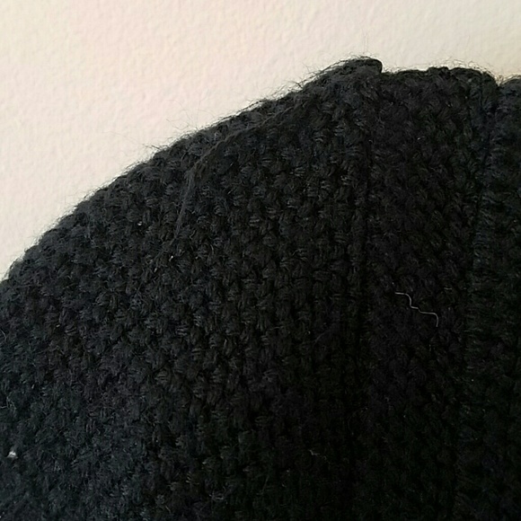 Comfy-cute Black Sweater Dress - Picture 6 of 6