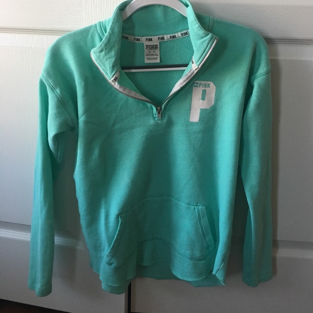 Pink quarter zip Hoodie