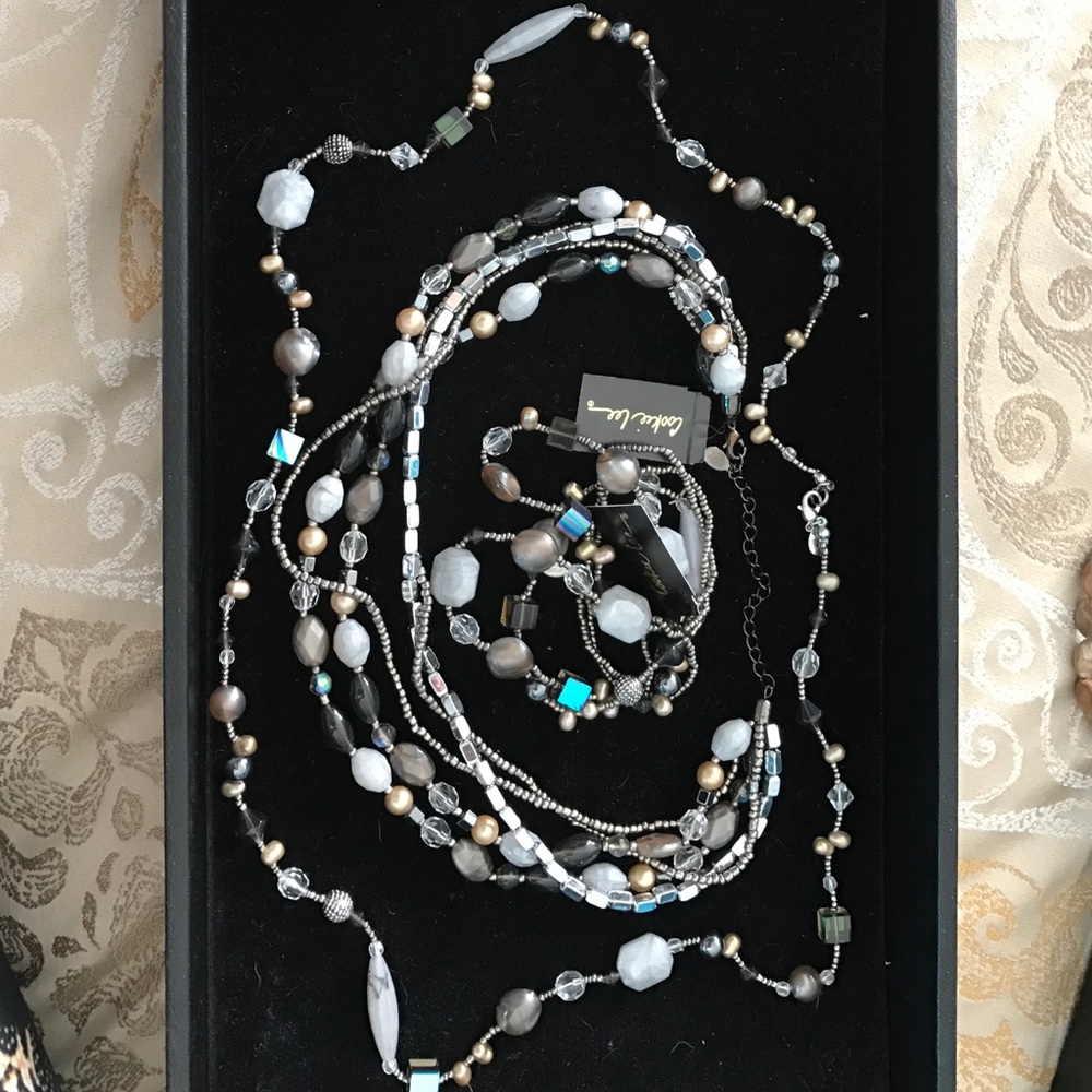 Necklace and Bracelet Set (3 pieces)
