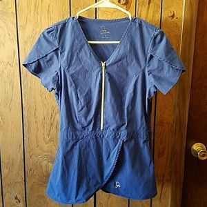 Jaanuu Tulip Scrub Top