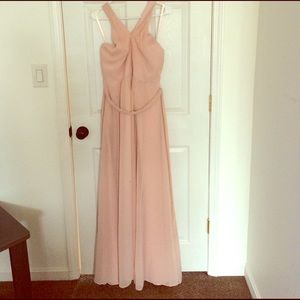 Kennedy Blue bridesmaid dress in the color blush