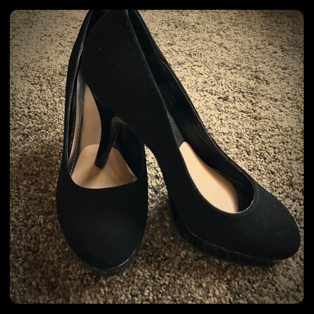 Black heels