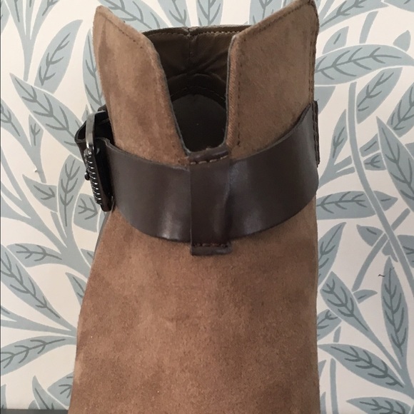 Light Brown Suede Booties - Picture 4 of 4