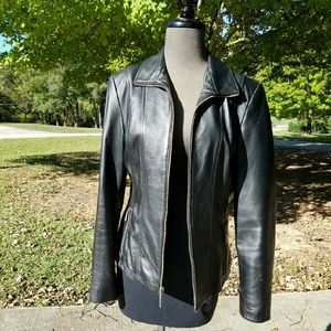 Black "Wilsons Leather" Jacket