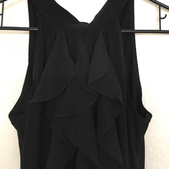 Black Dress with Ruffles - Picture 2 of 3