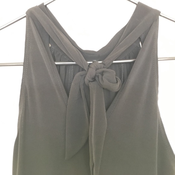 Black Dress with Ruffles - Picture 3 of 3