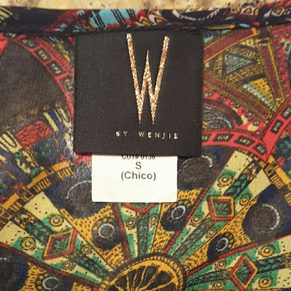 Boho hi low top butterfly sleeves - Picture 3 of 7