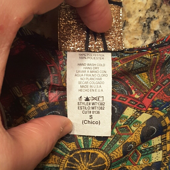 Boho hi low top butterfly sleeves - Picture 4 of 7