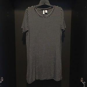 Striped t shirt dress
