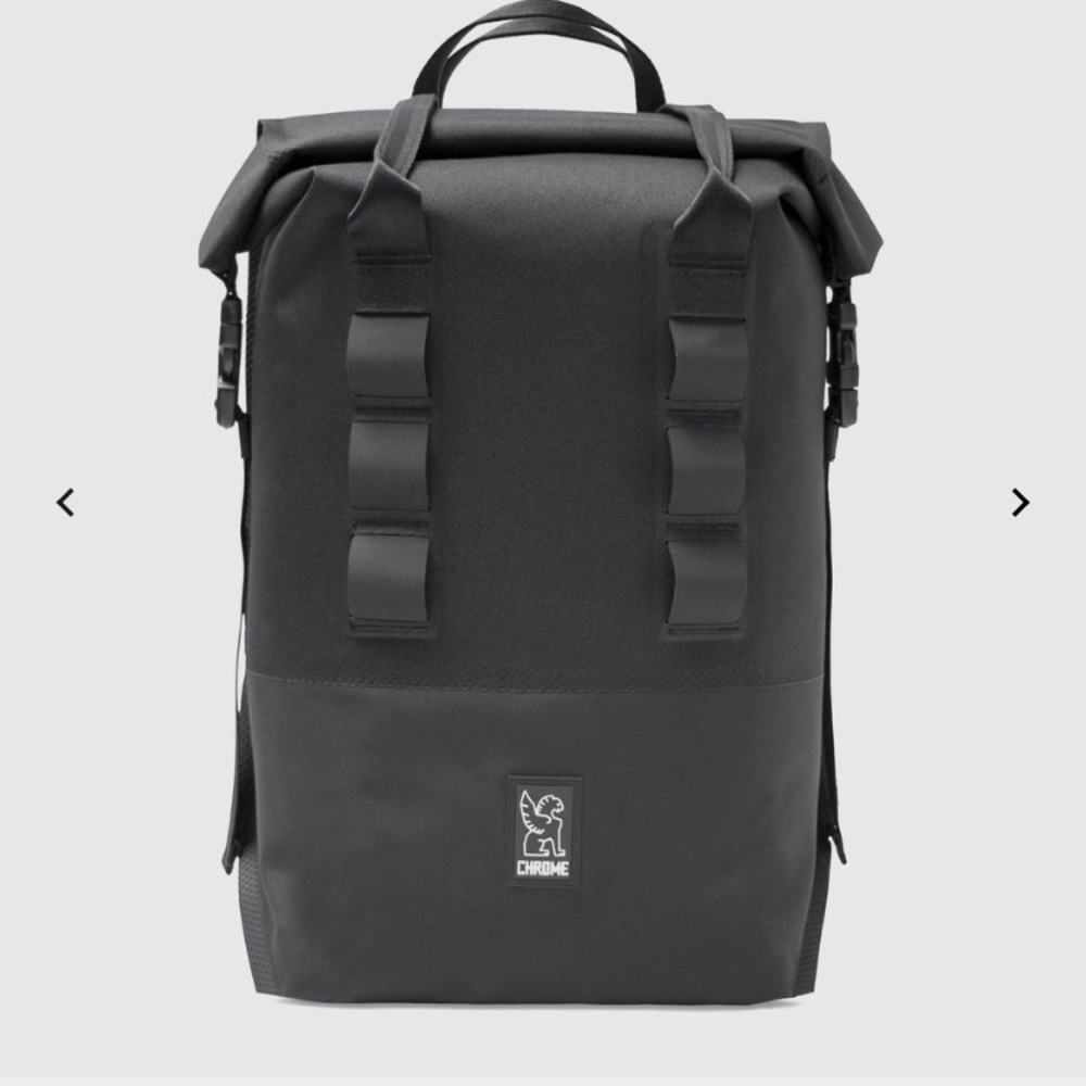 Chrome Roll Top Backpack